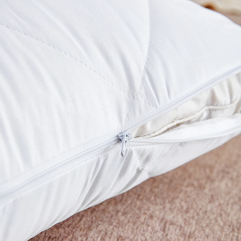 100% Waterproof Pillow Protector With Zipper Closure Zipped Quilted Pillow Cases