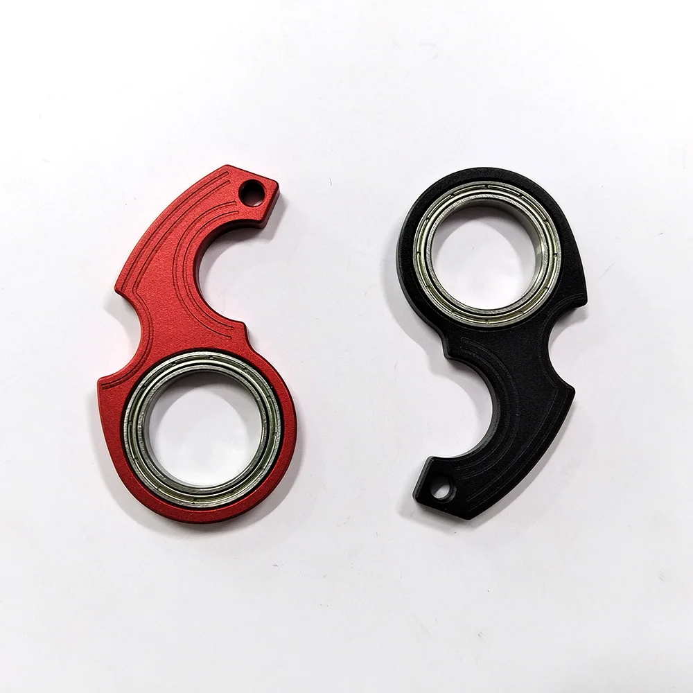 Karambit Spinner Finger Swivel Claw Knife Keychain Metal Fidget Spinner Karambit Knife
