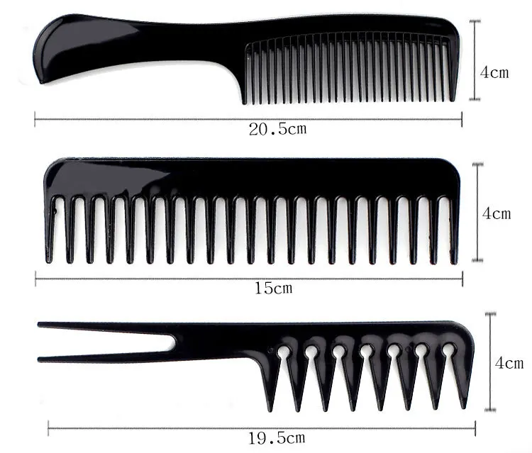 
Recycled plastic section comb,salon toni and guy combs 