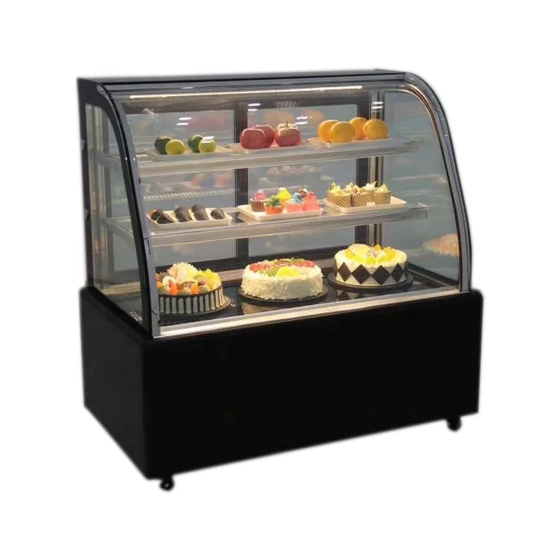 Retail refrigeration equipment showcase pastry bakery cake display refrigerator counter chiller