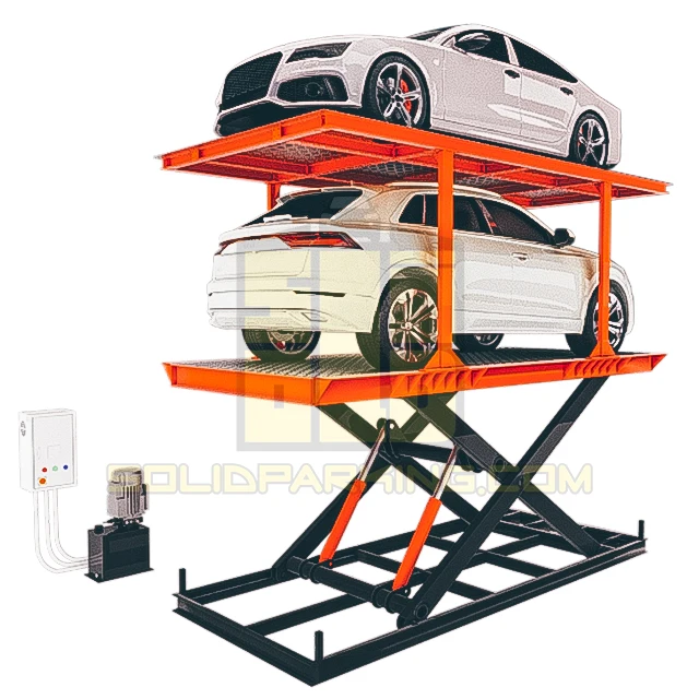 Hydraulic Scissor Car Lift Movable Scissor Car Lift Platform