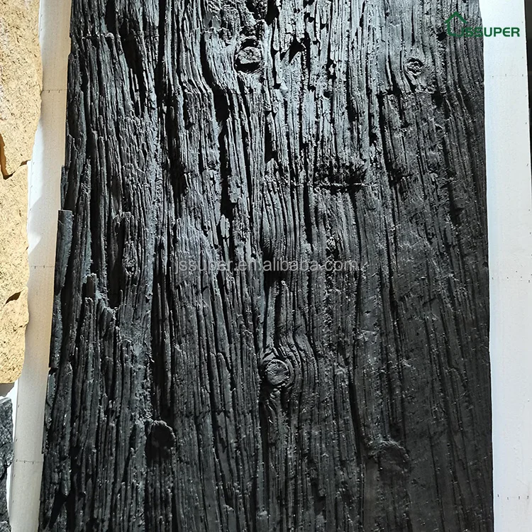 New Design China Manufacturer PU Faux Stone Wall Panel Artificial Cultured Stone PU Alpine Tree Design For Indoor And Out Door