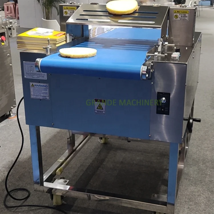 2022 Grande Heavy Duty Horizontal Small Cake | Burger Bun | Sponge Cake Slicing Cutting Machine with Superior Quality