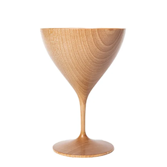 Japanese wooden cocktail vessel red wine goblet wholesale cups