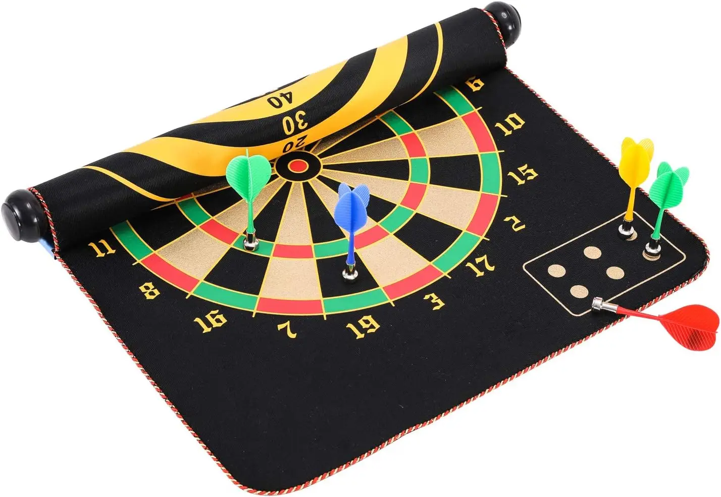 Magnetic Dart Board Indoor Outdoor Dart Games for Kids Double Sided Board Game Set for Gifts