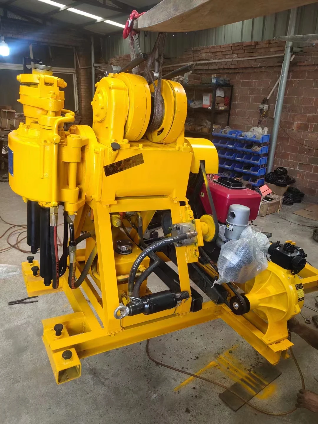 Portable core drilling rig Geotechnical soil sampling drill  Underground Water Well Drilling Rig Machine
