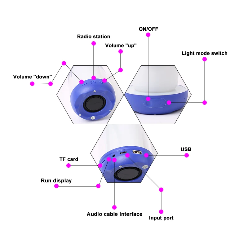 New Arrival Pluse4 Mini Blue Tooth Speaker Jb L Outdoor Wireless Subwoofer Home Speakers With Rgb Colorful Lighting