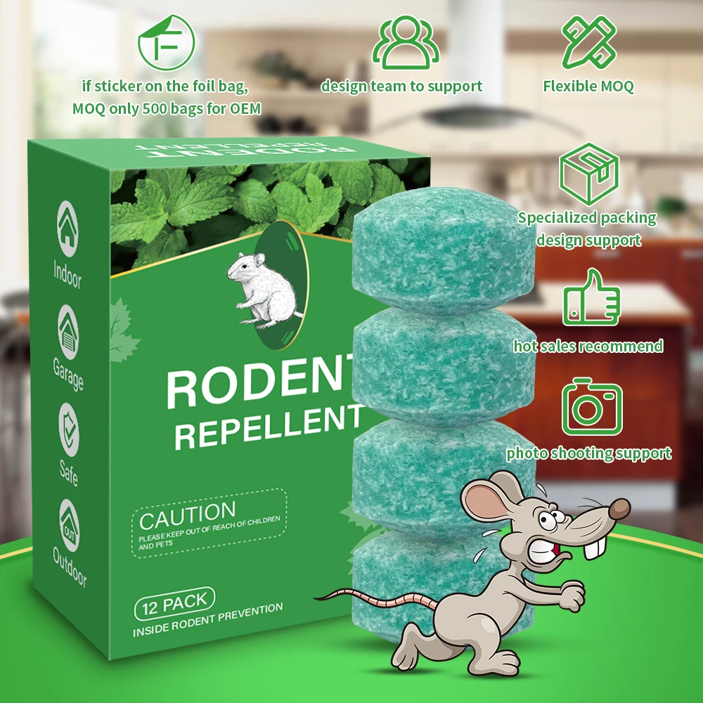 natural outdoor Car engineer peppermint oil rodent repellent ball  to repel mice and rats mouse repellent to keep rodent away