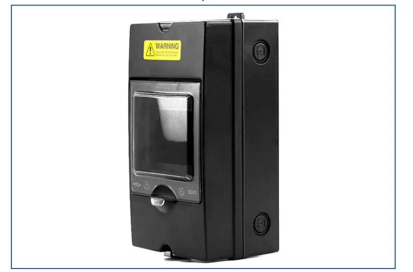 Manufacturer 4 way Outdoor IP66 Single Phase 230VAC Electrical Waterproof Plastic PC Circuit Breaker Box