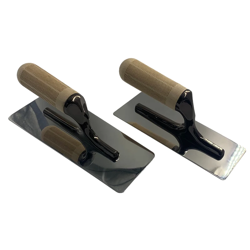 Construction Tools Concrete Trowel Brick Putty Drywall Plastering bricklaying Trowel Finishing Tools with Wooden Handle
