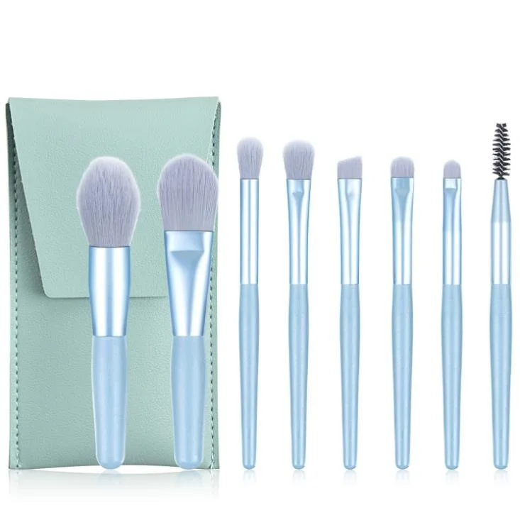 
8pcs custom mini makeup brushes with bag 