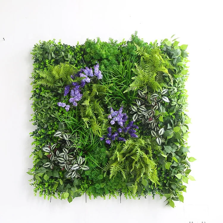 Outdoor Large Wall Panel Aquarium Covering Hanging Ceiling Weed Artificial Plant Green Grass Wall for Decoration
