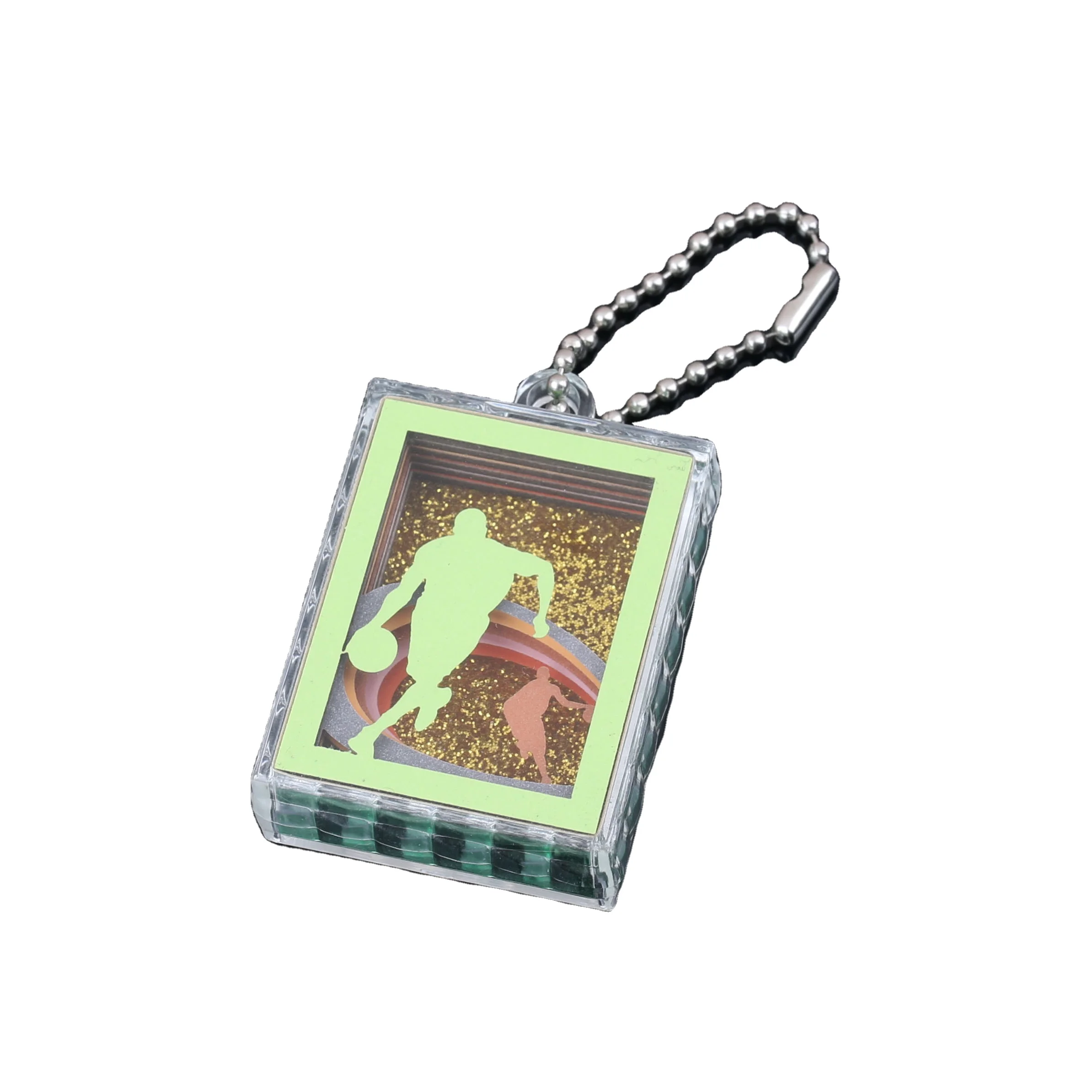 Custom plastic acrylic keychain, plastic key holder, plastic transparent key holder