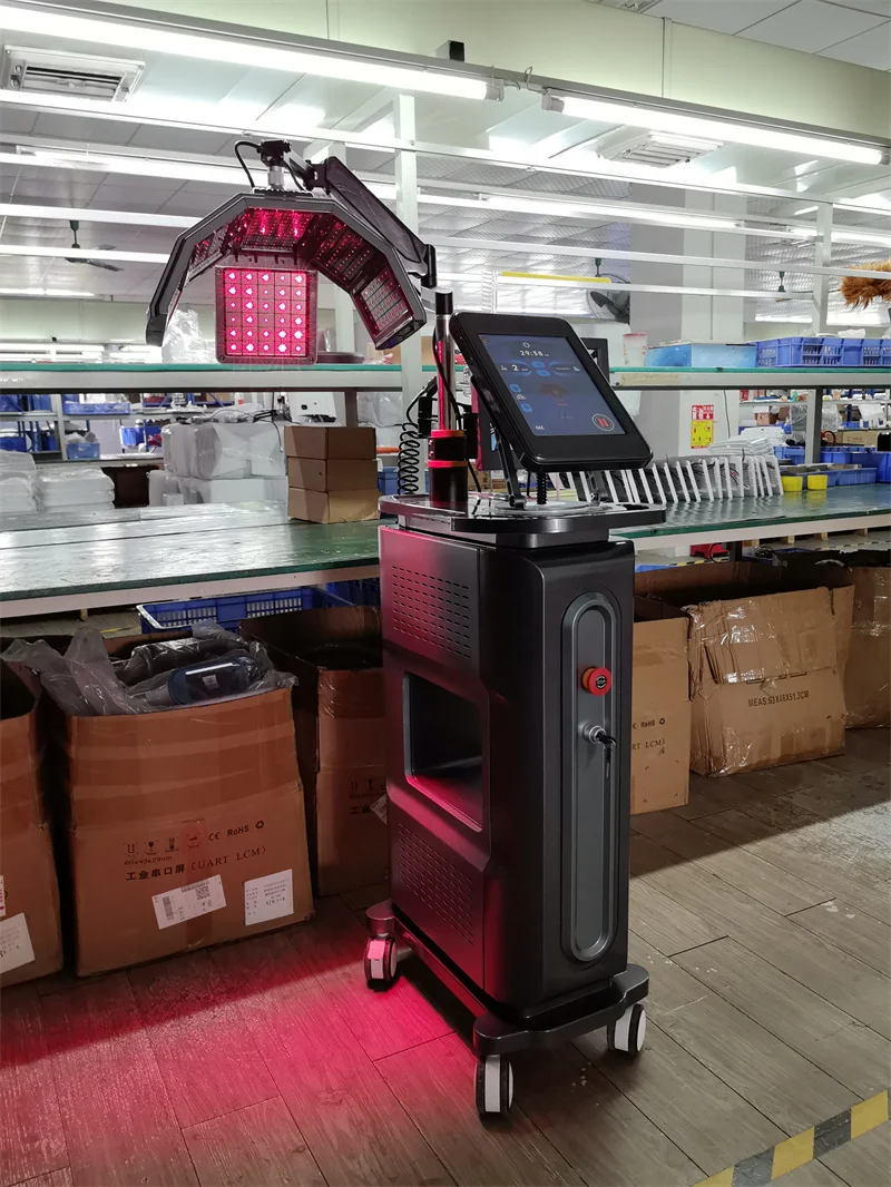 M New Model 650Nm Diode Multifunctional Hair Regrowth Head Massage Hair Loss Treatment Machine led Pdt 7 In 1Machine