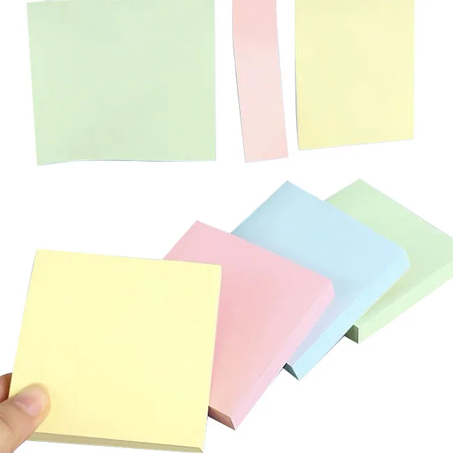 Promotional Cheap Sticky Note Self-Adhesive Magnetic Paper Loosely Bound Hardcover for School & Gift Use