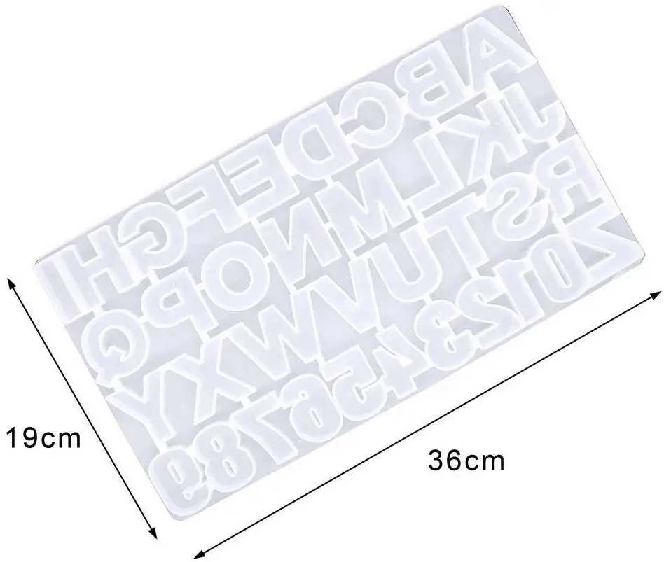 Форма для обратных букв из смолы «сделай сам», силиконовая форма для алфавита с цифрами, ювелирные изделия, подвесные кристаллы, силиконовая форма для торта, шоколада, капкейка