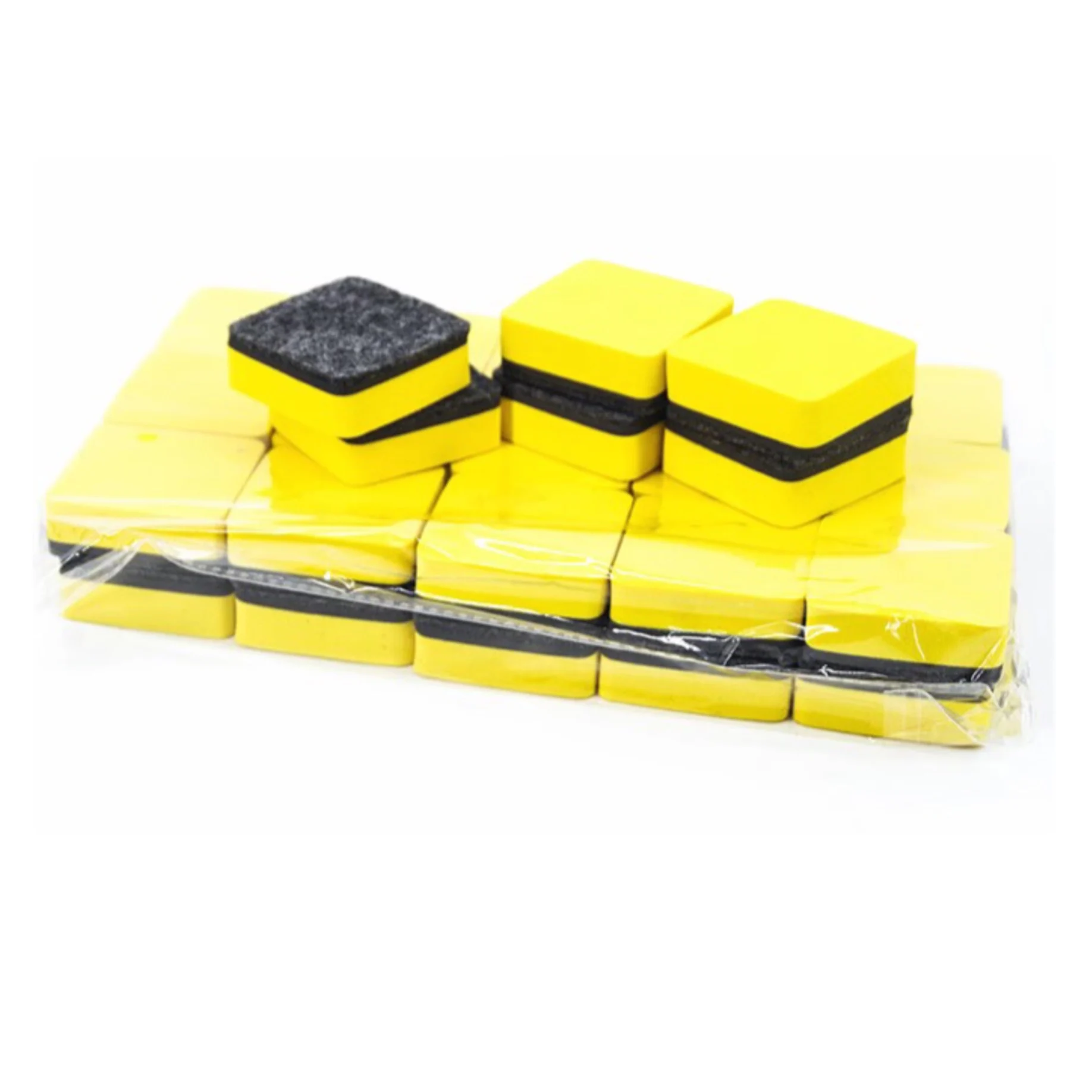 Colored Square EVA Felt Black Board Eraser White Board Eraser