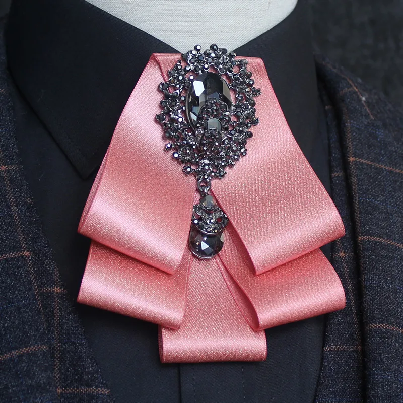Genya Multi Layer Banquet Shirt Bow Accessories Classic Pre-Tied Bow Tie for Gentleman