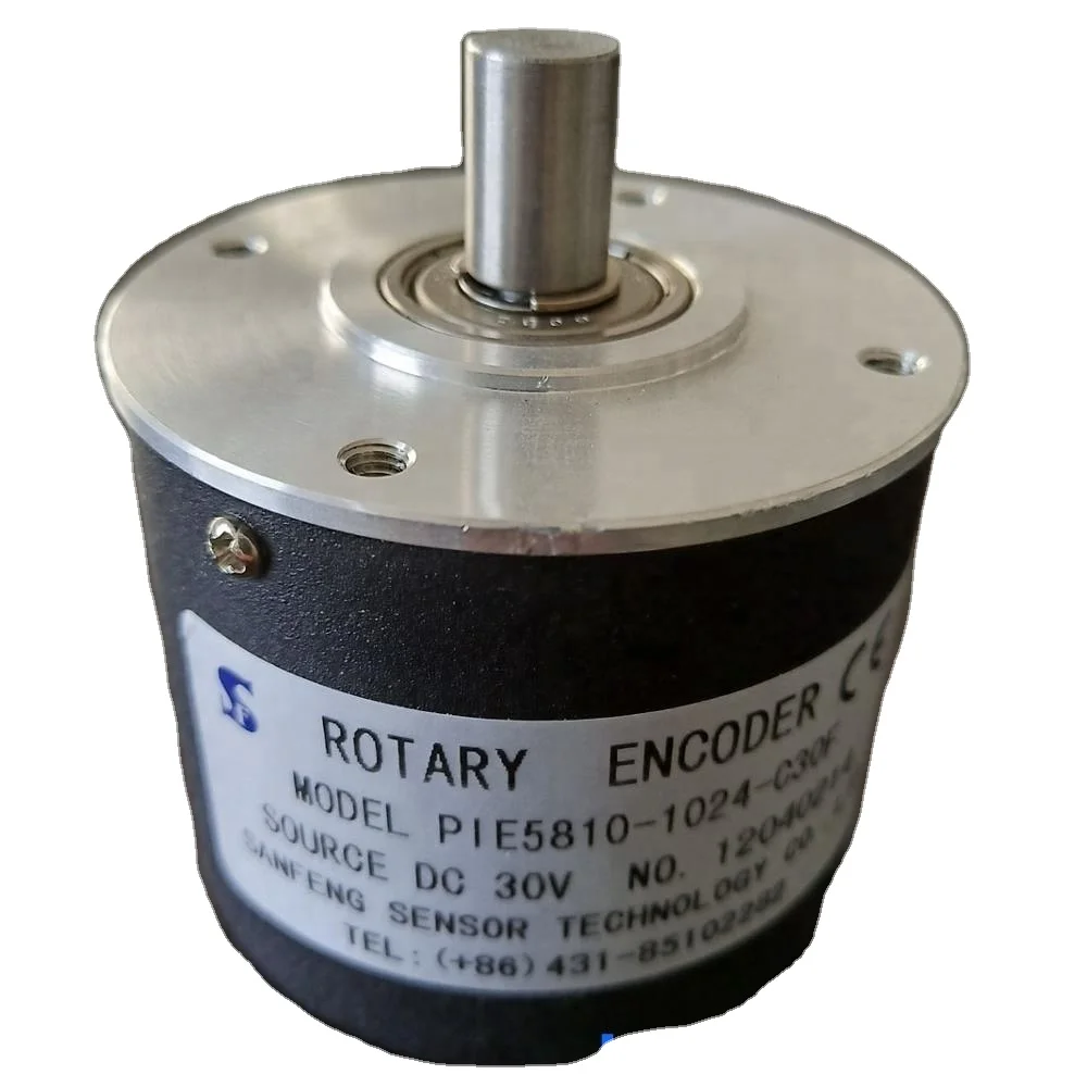 PIE58-10-1024-G30F 10mm Shaft Elco High Resolution Rotary Encoder Sensor