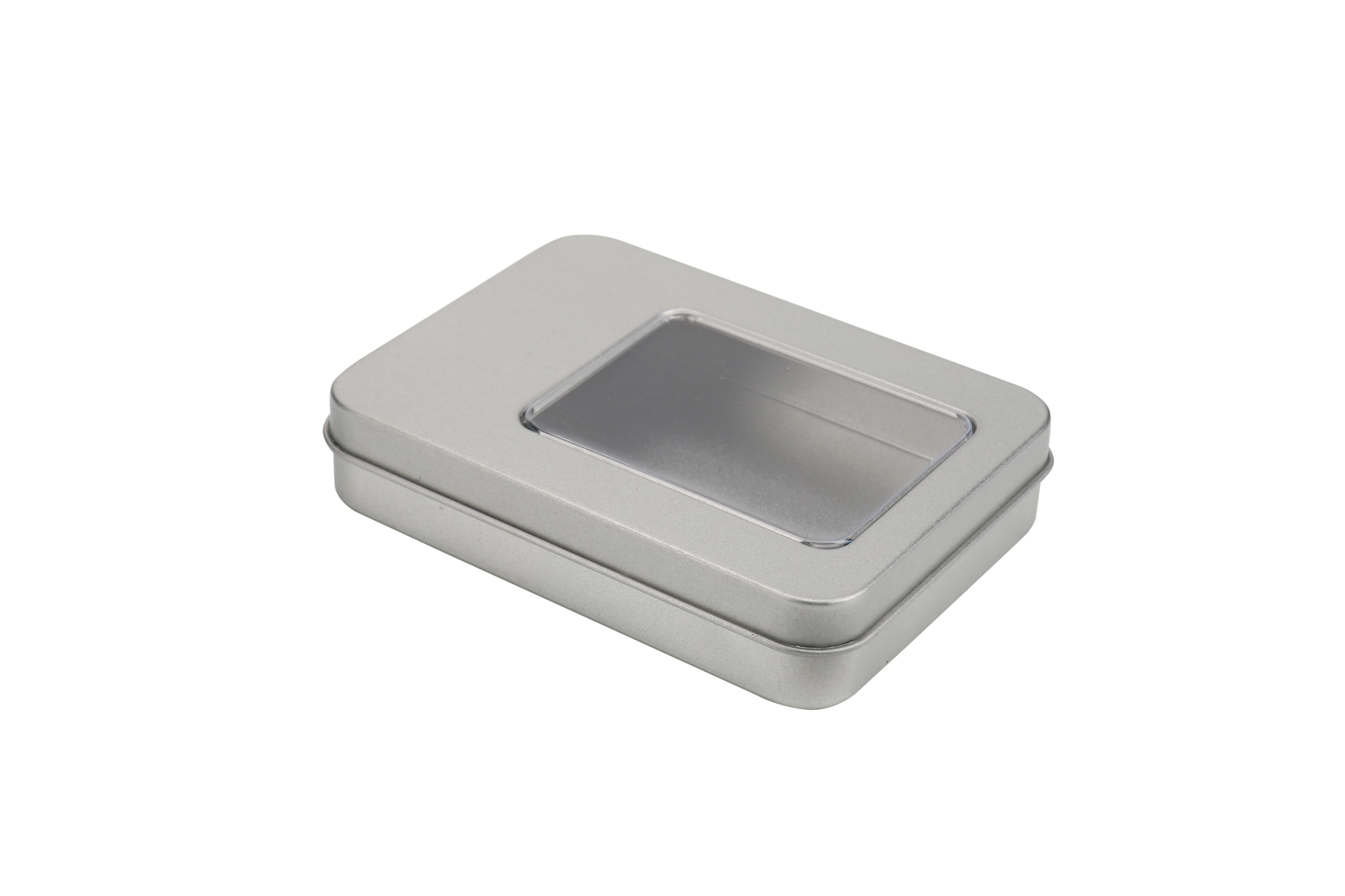 Rectangle Tin Box With PVC Window