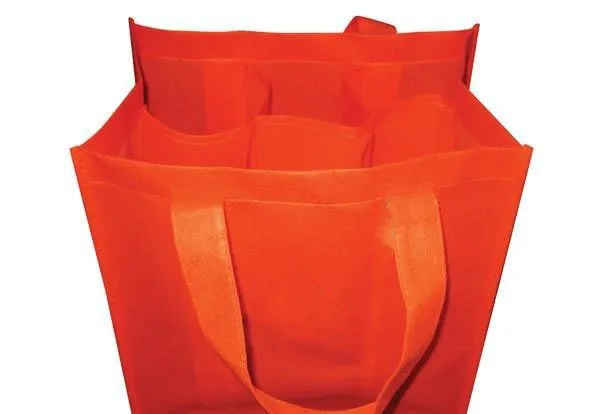 Eco Friendly Reusable Wine Bag Wholesale Non Woven Stich Beer Bag Shop Wine Bag Bolsas Ecologicas En China Factory LHLF-010