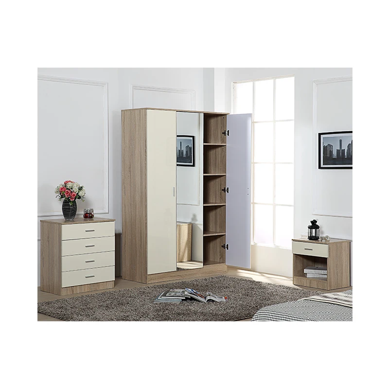 Набор мебели для детской спальни экологически чистый шкаф комод прикроватный столик набор