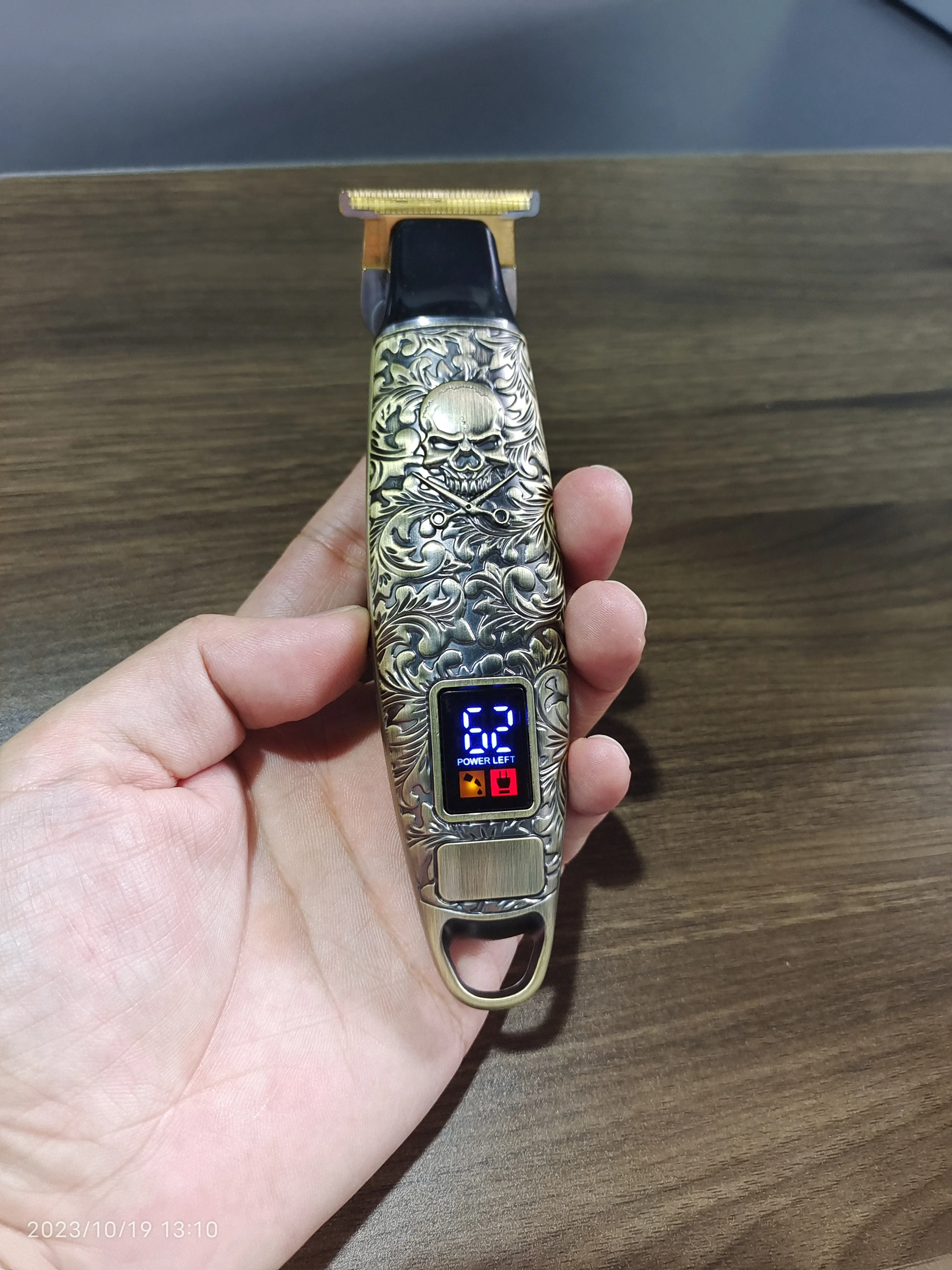 2023 China Hot Sell Professional Hair Removal Products & Equipment Beard Trimmer Cordless All Metal Hair Trimmer for Men