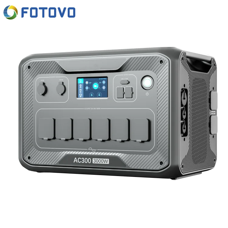 FOTOVO Multiple DC/AC output ports Expand the system energy AC 300 EUROPEAN STANDARD  Lithium battery for solar energy storage