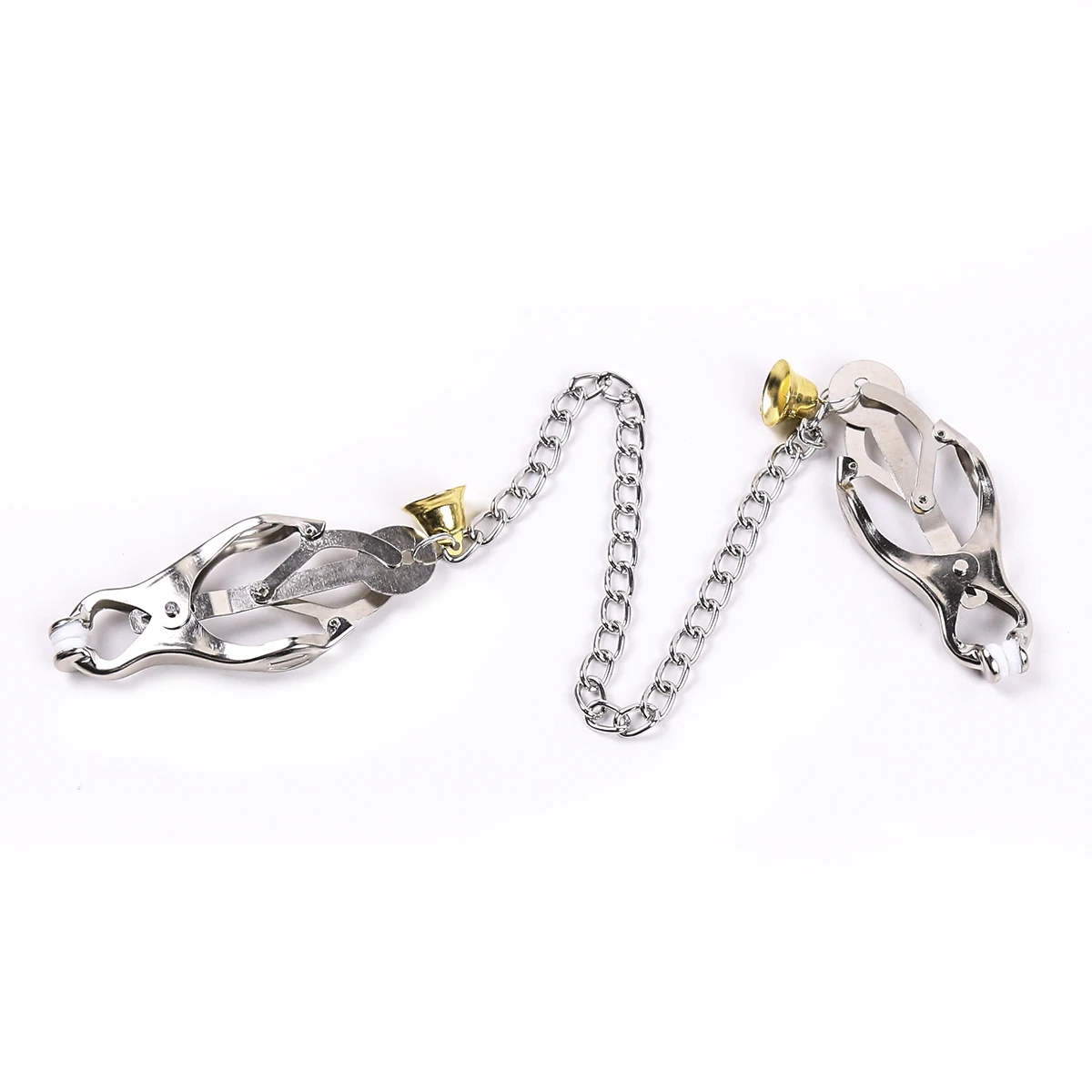 Erotic BDSM Sex Toy Brutal Bondage Restraint Japanese Clover Style Unisex Metal Dark Chain Japanese Body Nipple Clamps