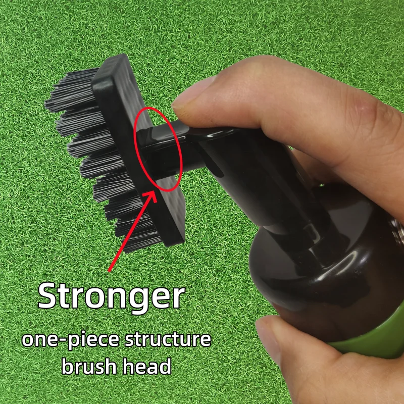 New Arrival High Quality Golf Brush with Water Bottle Premium Nylon Golf Club Brush for Golf Club Balls Shoes Cleaning