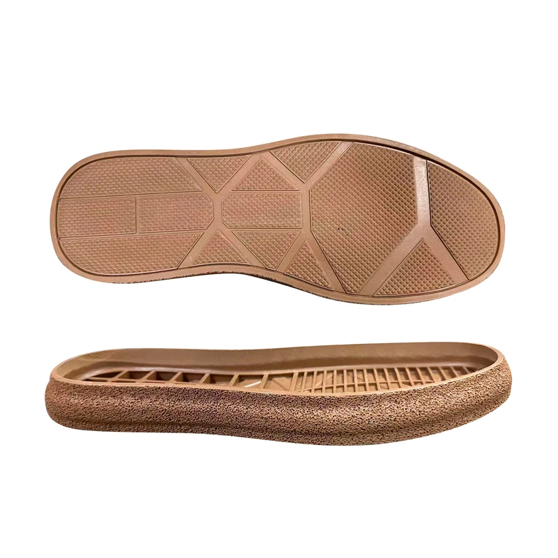 Natural rubber soles  good quality thick sole shoes with the crepe rubber sole