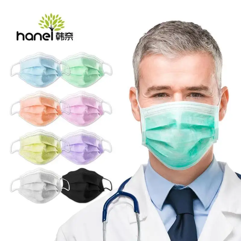
Printed 3Ply Disposable Face Masks Coloured 