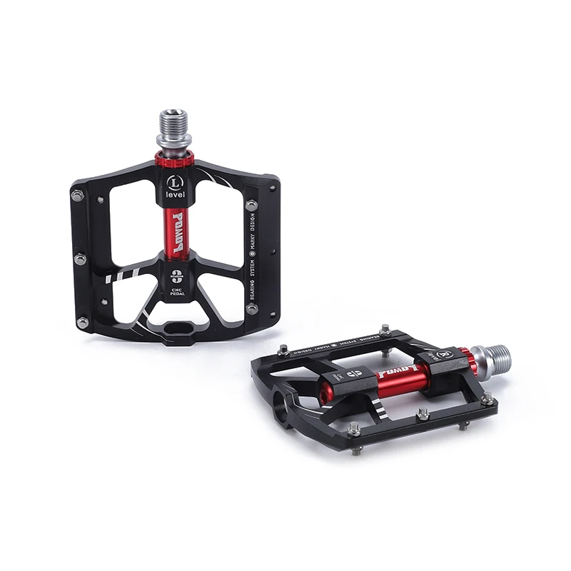 Customized Color CNC Aluminum Alloy 3 Bearing Bicycle Pedals for MTB