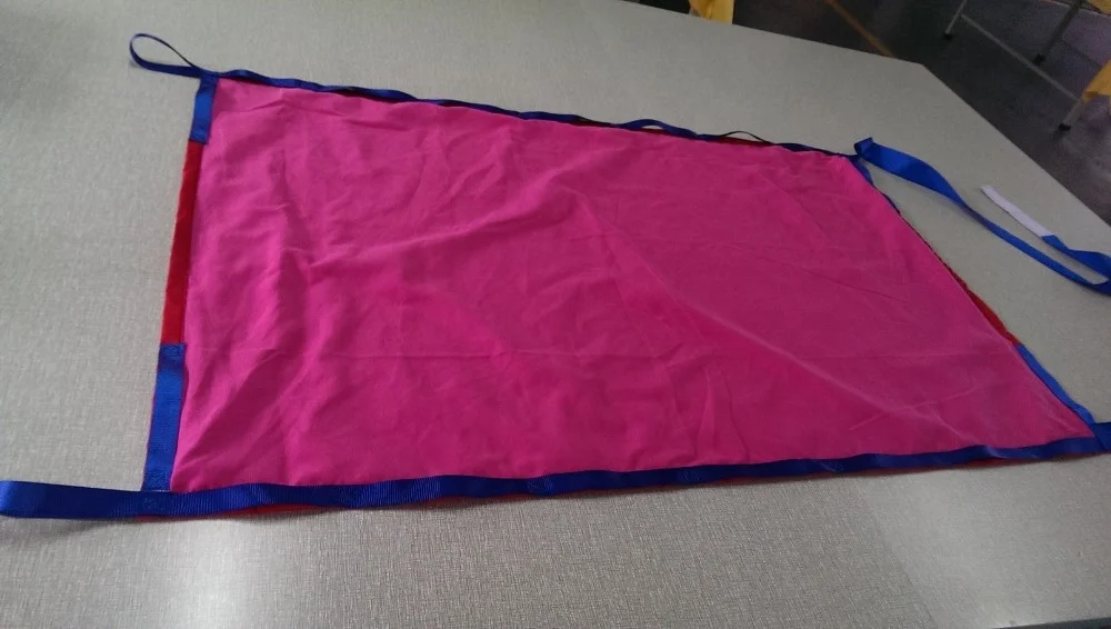 FLAT SLIDE SHEET WITH MICROFIBER COVER AND HANDLES