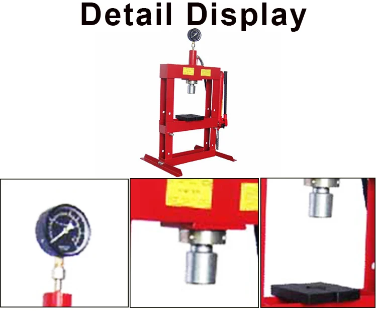 
10 Ton Hydraulic Shop Press Machine With Gauge 