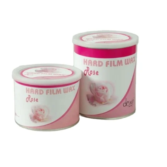 Factory Wholesale 400ml Rose and Customized OEM Colorful Depilatory Hard Wax Can Tin for Hair Removal