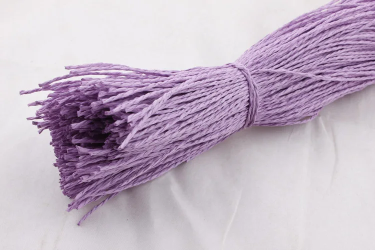 10m Colored Paper Raffia String Paper Twine Natural Environmentally Friendly Rope Paper Raffia Yarn