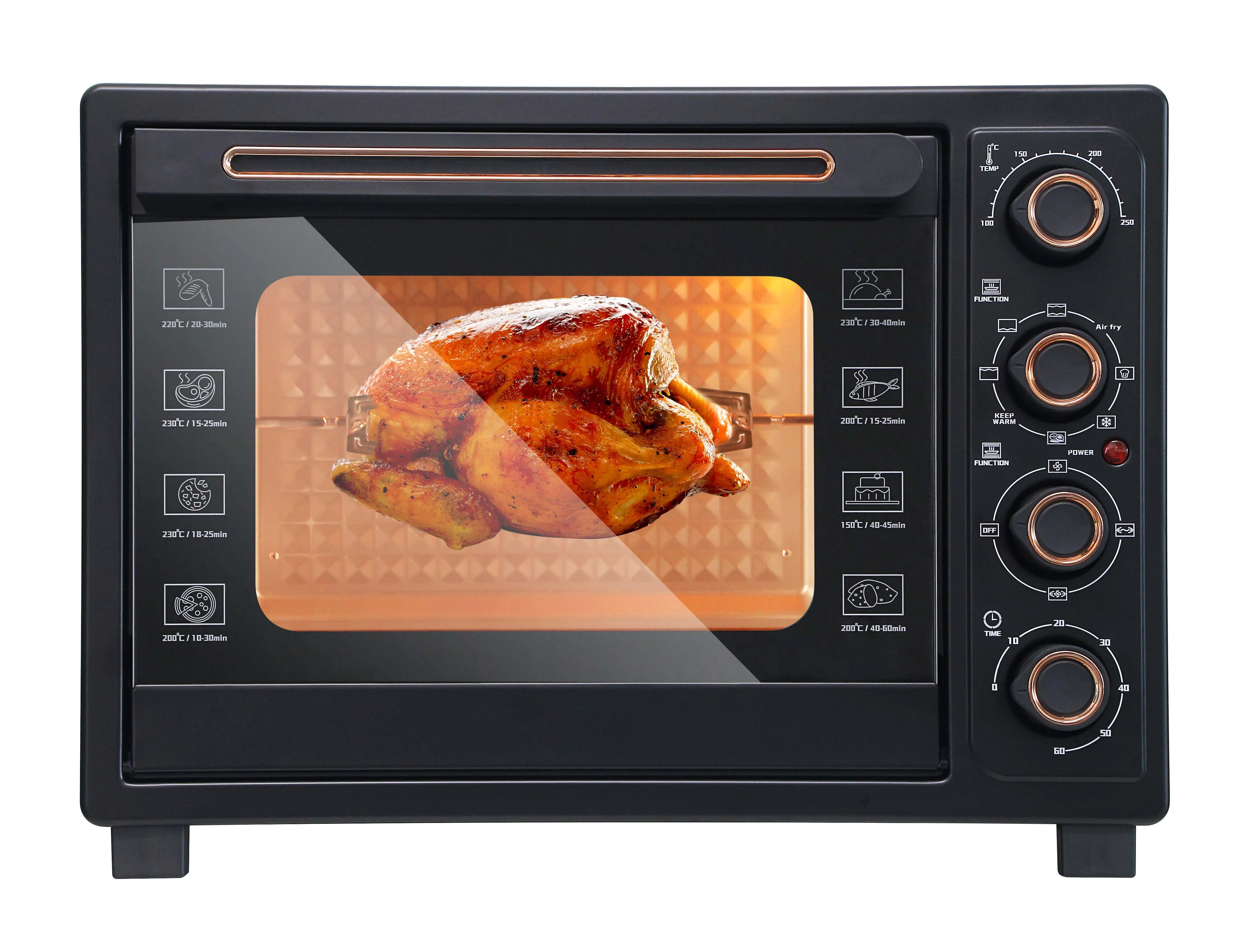 65L Big commercial electric oven air fryer otg bakery toaster oven
