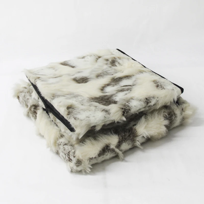 
Factory customized faux fur fabric cube foldable storage chair for bedroom decoration new style sitting stools 