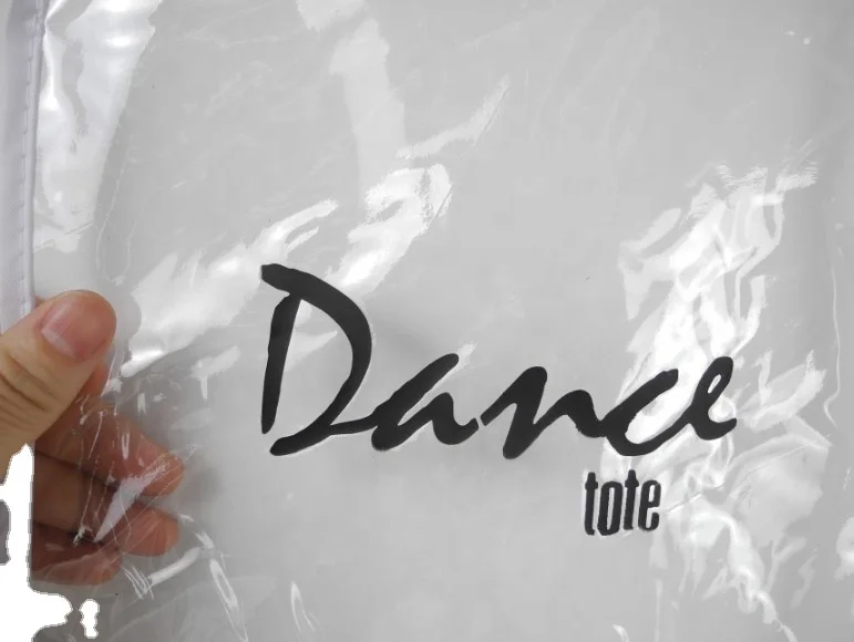 clear pvc dance costume garment bag with pockets dance garment bag personalized Clear Garment Bag with ID Pocket