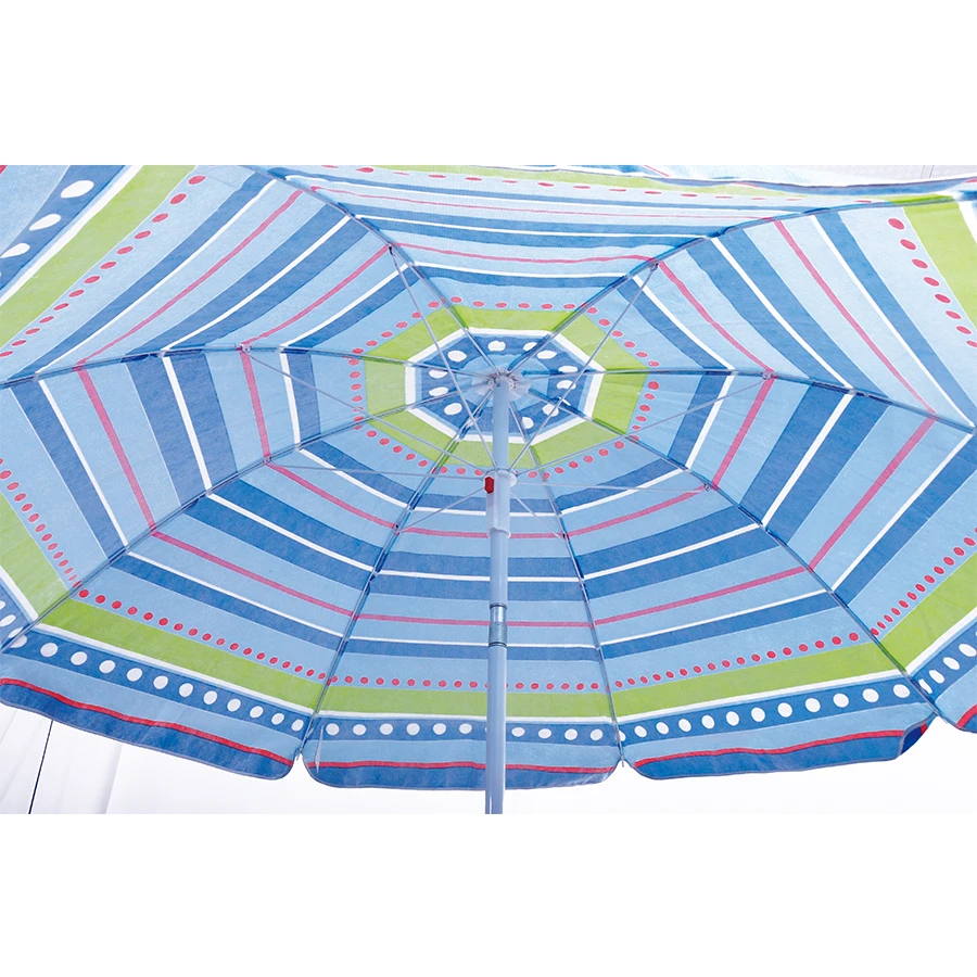 
2020 Wholesale Custom Striped Large Beach Outdoor Umbrella 
