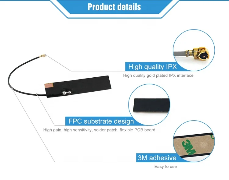  TX915-FPC-4510 868 МГц 915 Беспроводная коммуникационная Антенна гибкий вертикальный с высоким коэффициентом усиления антенны Ipex