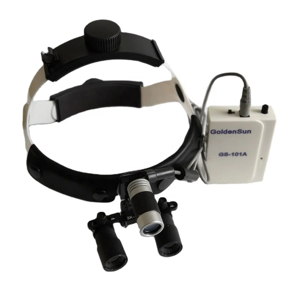 Dental Equipment Portable LED Headlight With Magnifier 3X