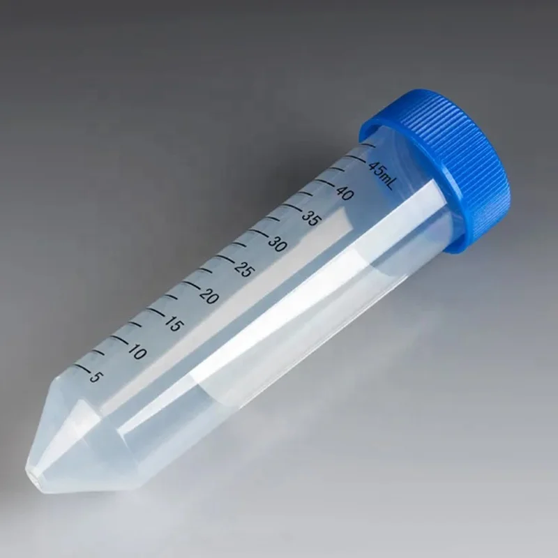 Wholesale Lab Disposable Sterile 10ml 50ml Conical Bottom PP Centrifuge Tube