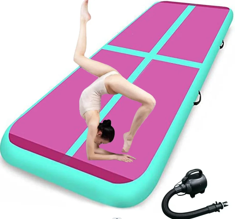 Gymastics Airtrack 5 10 6m Round Air Track Gymnastics Training Landing Mat Tumbling 4M  Air Tracks