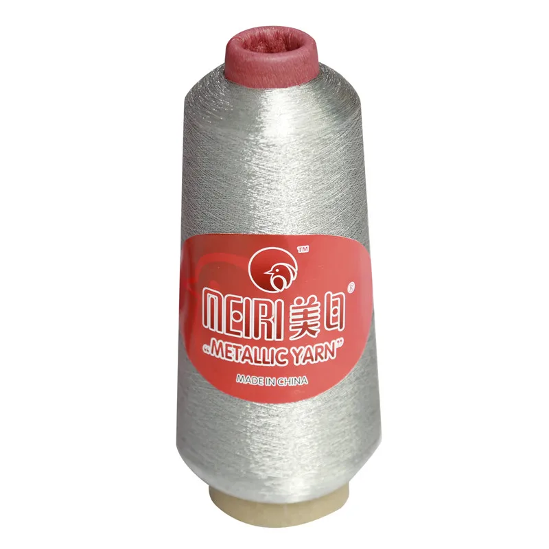 L-shaped embroidery new color polyester high quality yarn metal yarn