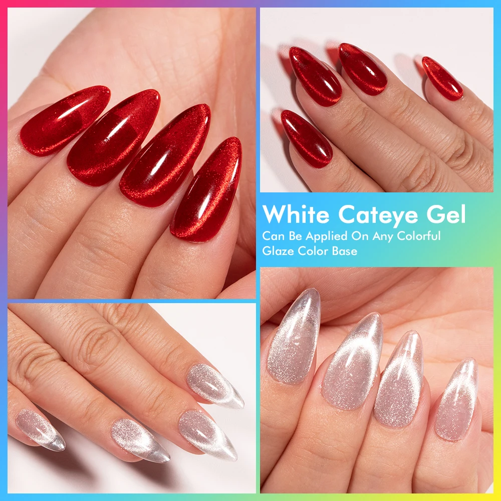 24 Colors Night Diamond Cateye Gel Professional Custom Nail Supplies 1Kg Bulk Cat Eye Gel Polish