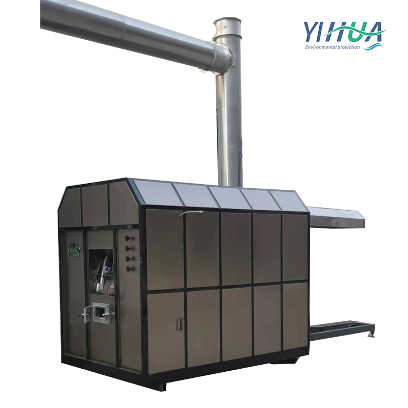 Smoke Free Human Cremation Furnace Machine Human Body Incinerator