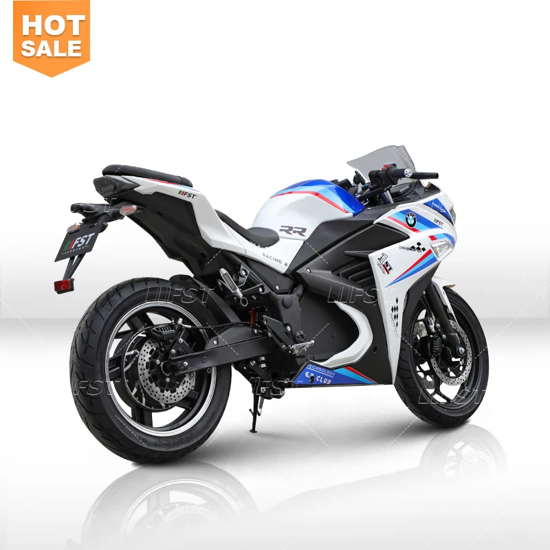china best sell racing e-motorcycle 3000w engine 72v32A battery 80km/h fast e-motor double disc brake electric motorcycle