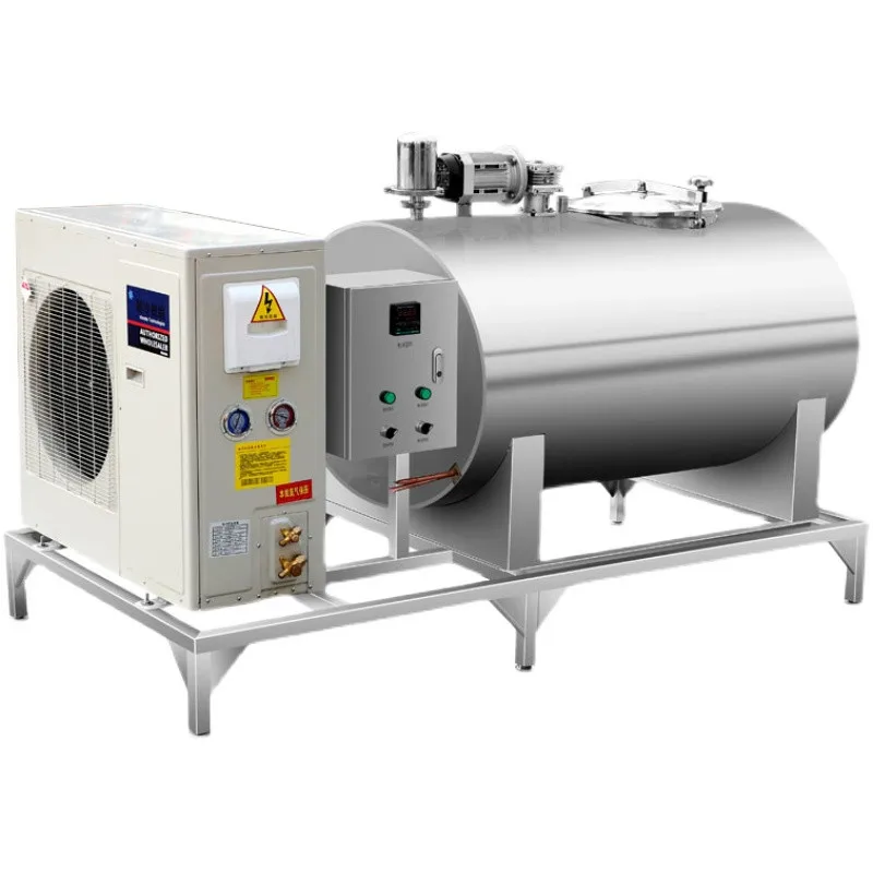 stainless steel truck 500 liters chilling 5000l 200l fermentation agitator mixing refrigerator milk cooling tank